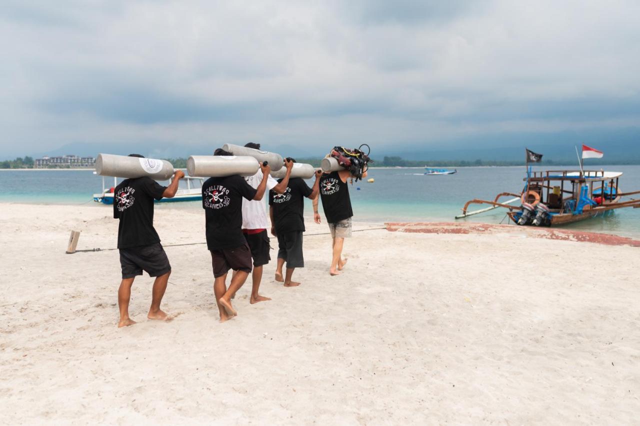 Scallywags Beach Club Gili Air Ngoại thất bức ảnh